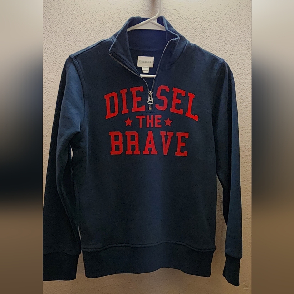 Diesel Boys Navy Blue Sweater